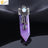 CSJA Vintage Large Natural Stone Sword-Shaped Pendant Jewelry Striped Crystal Agate Tiger Eye Jewelry Pendant Without Chain - V.I.P Digital Presence