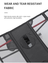 Mesa plegable ultraligera para acampar al aire libre, portátil, para barbacoa, picnic, con agujero para taza y bolsa para teléfono móvil, mesa pequeña