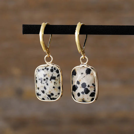 Copper Natural Stone Dangle Earrings - V.I.P Digital Presence