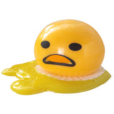 Yema de huevo para vomitar, huevo perezoso, yema de huevo, hermano, pellizco, yema de leche musical, pelota de huevo para vomitar, juguete para aliviar el estrés.