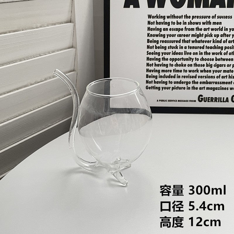Creative Glass Cup Coffee Milk Mug Irregular Whisky Cocktail Wine Glasses Juice Coffee Mugs Christmas Gifts - V.I.P Digital Presence
