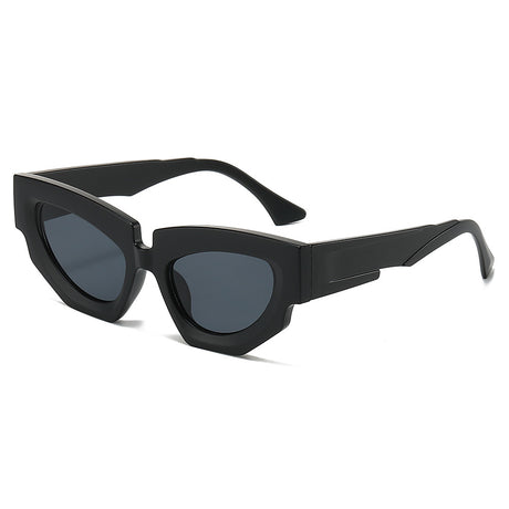 New Personalized Fashion Cat Eye Sunglasses Instagram Trendy Irregular Water Chestnut Hip Simple Leisure Street Photography Sunglasses - V.I.P Digital Presence