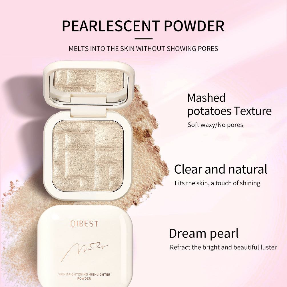 QIBEST Highlighting Powder Repairing Natural Nude Makeup Glitter Brightening Highlighting Powder - V.I.P Digital Presence