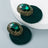 European And American Style Colored Diamond Series Personality Exaggerated Oval Glass Diamond Earrings Handmade Line Braided Earrings - V.I.P Digital Presence