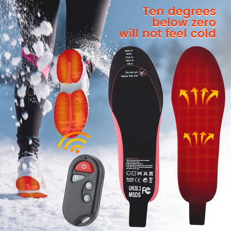 Rechargeable Electric Heating Heating Insole Three-Speed Intelligent Wireless Remote Control Warm Insole - V.I.P Digital Presence