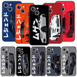 Luxury Phone Case For iPhone 11 12 13 15 14 Pro Max X XR XS 7 8 Plus SE 2020 Black Soft Cover Funda JDM Tokyo Drift Sports Car - V.I.P Digital Presence