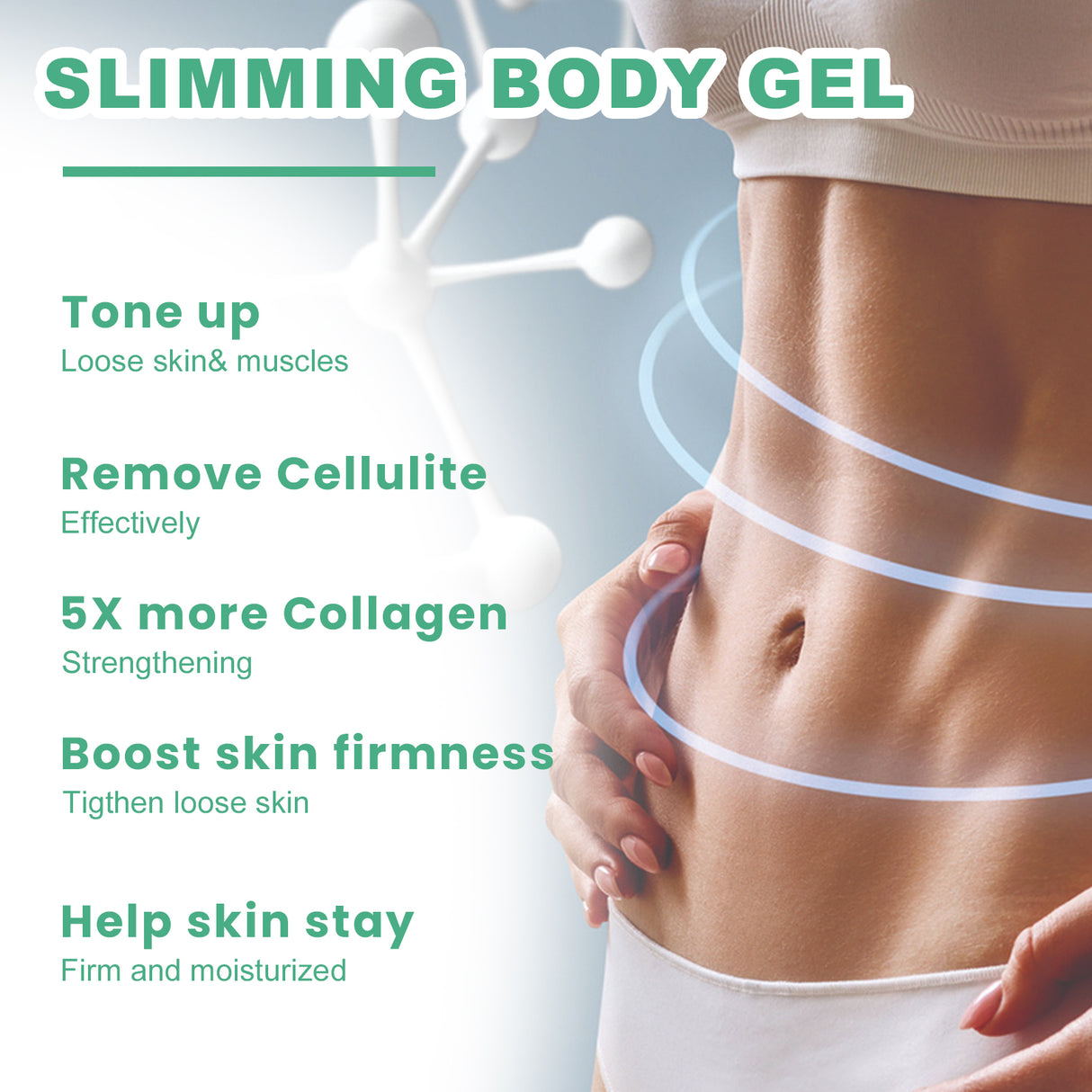 Slimming Body Gel, Firming Skin Body Slimming Massage Shaping Gel - V.I.P Digital Presence