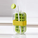 Ice Tray Ice Cube Mold Press Ice Maker With Lid 2-in-1 Ice Cube Bottle Food Grade Ice Making Straw Dual-use Ice Kettle - V.I.P Digital Presence