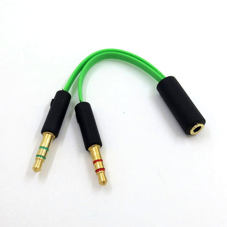 Suitable for Razer computer headphones 2-in-1 adapter headphone game splitter audio conversion - V.I.P Digital Presence