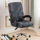 Stretch Printed Computer Office Chair Covers Soft Fit Universal Desk Rotating Slipcovers Removable Washable Anti-Dust Spandex - V.I.P Digital Presence