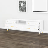U-Can TV Stand for 75+ Inch TV Entertainment Center TV Media Console Table Modern TV Stand - V.I.P Digital Presence