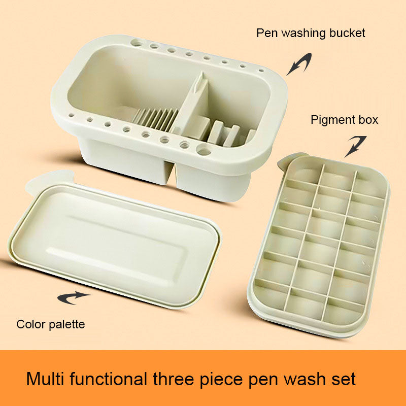 Multi functional three piece pen washing bucket set - V.I.P Digital Presence