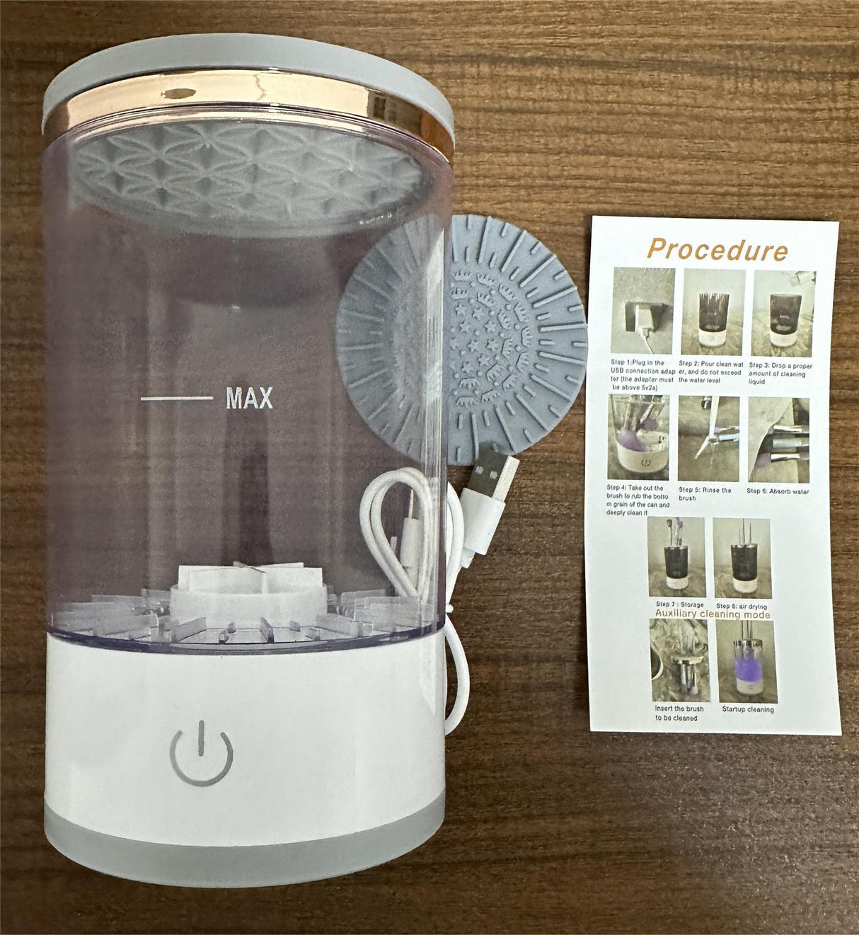 Cepillo de maquillaje, lavadora, cepillo de limpieza eléctrico enchufable, herramienta de lavado automático, herramienta de secado rápido