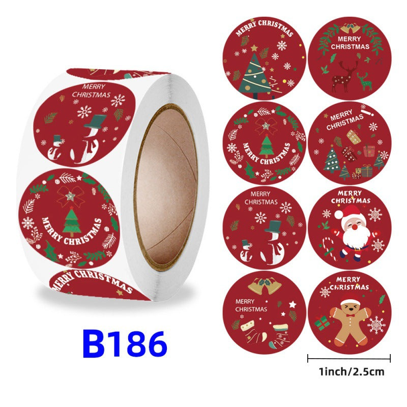 Christmas gift stickers decorative sealing sticker Merry Christmas Reward Self-adhesive labels Children's Day party - V.I.P Digital Presence