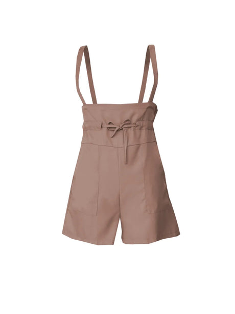 Drawstring Wide Strap Overalls with Pockets - V.I.P Digital Presence