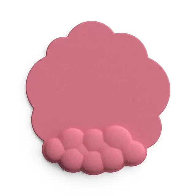 Alfombrilla de ratón con reposamuñecas para teclado, nube, antideslizante, espuma viscoelástica, para escritorio, oficina, gamer, ratón, reposamuñecas