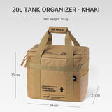 Outdoor Large Capacity Storage Bag 20L Set Pot Cooker Collision Resistant Multifunctional Portable Gas Tank Storage Bag Camping - V.I.P Digital Presence