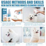 Pet Dry Cleaning Mousse Body Wash For Young Cats And Dogs Wash Free To Remove Odor And Smooth Hair Cleaning - V.I.P Digital Presence