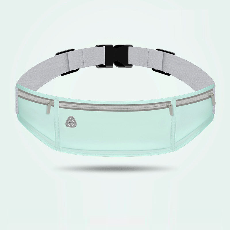 Running waist bag, sports bag, mobile phone storage, three pockets, lightweight, close fitting, non shaking, outdoor fitness, me - V.I.P Digital Presence