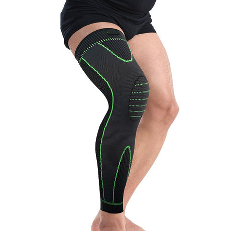 1PCS Mumian S33 Classic Black And Green Knitted Thermal Lengthen Sports Kneecaps - V.I.P Digital Presence