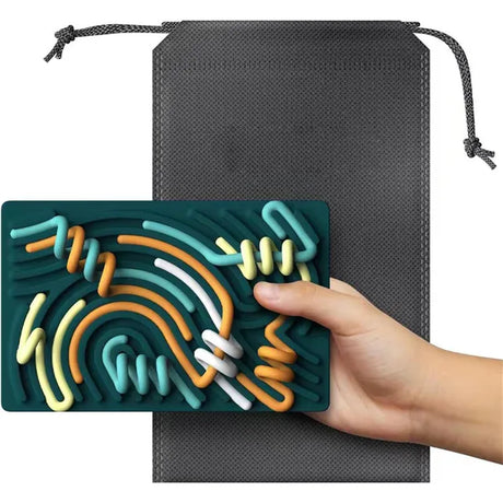 Sensory Activity Board, Silicone Calm Down Toy, Stress, Silent, Mindfulness For Kids 3+ Anxiety Relief, Sensory Board - V.I.P Digital Presence