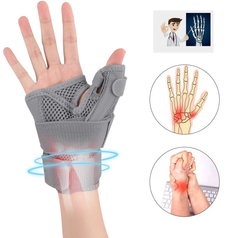 Bidirectional support wrist guard fitness exercise adjustable fixed finger guard wrist guard for left and right hands - V.I.P Digital Presence