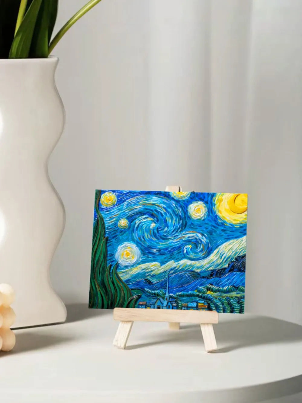 Kit de pintura al óleo 3D DIY "Relieve" de la Noche Estrellada de Van Gogh
