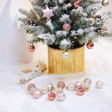Christmas tree decoration 3cm light gold Christmas ball hanging pendant Christmas combination ball - V.I.P Digital Presence