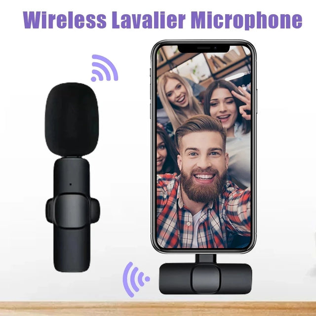 Buttonhole Lavalier Wireless Lapel Microphone Bluetooth Mini Mic For Phone PC Cell Mobile Small Micro Tiny Tie Mike Mikrofon USB - V.I.P Digital Presence