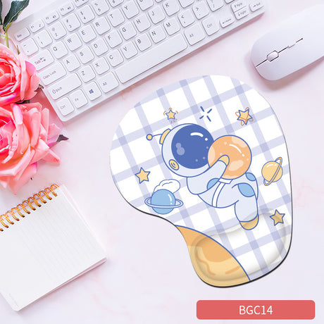 Silicone wrist mouse pad female comfortable computer soft non-slip hand rest pad thick non-slip wrist rest cute game pad - V.I.P Digital Presence
