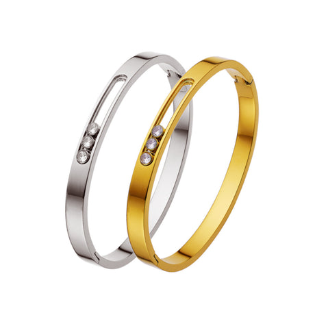European and American titanium steel buckle women's bracelet INS style fashionable versatile bracelet - V.I.P Digital Presence