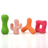 New Pet Latex Toy with Spiked Bone and Four-Corner Square Latex Sound Toy Durable Teeth-Cleaning Dog Toy - V.I.P Digital Presence