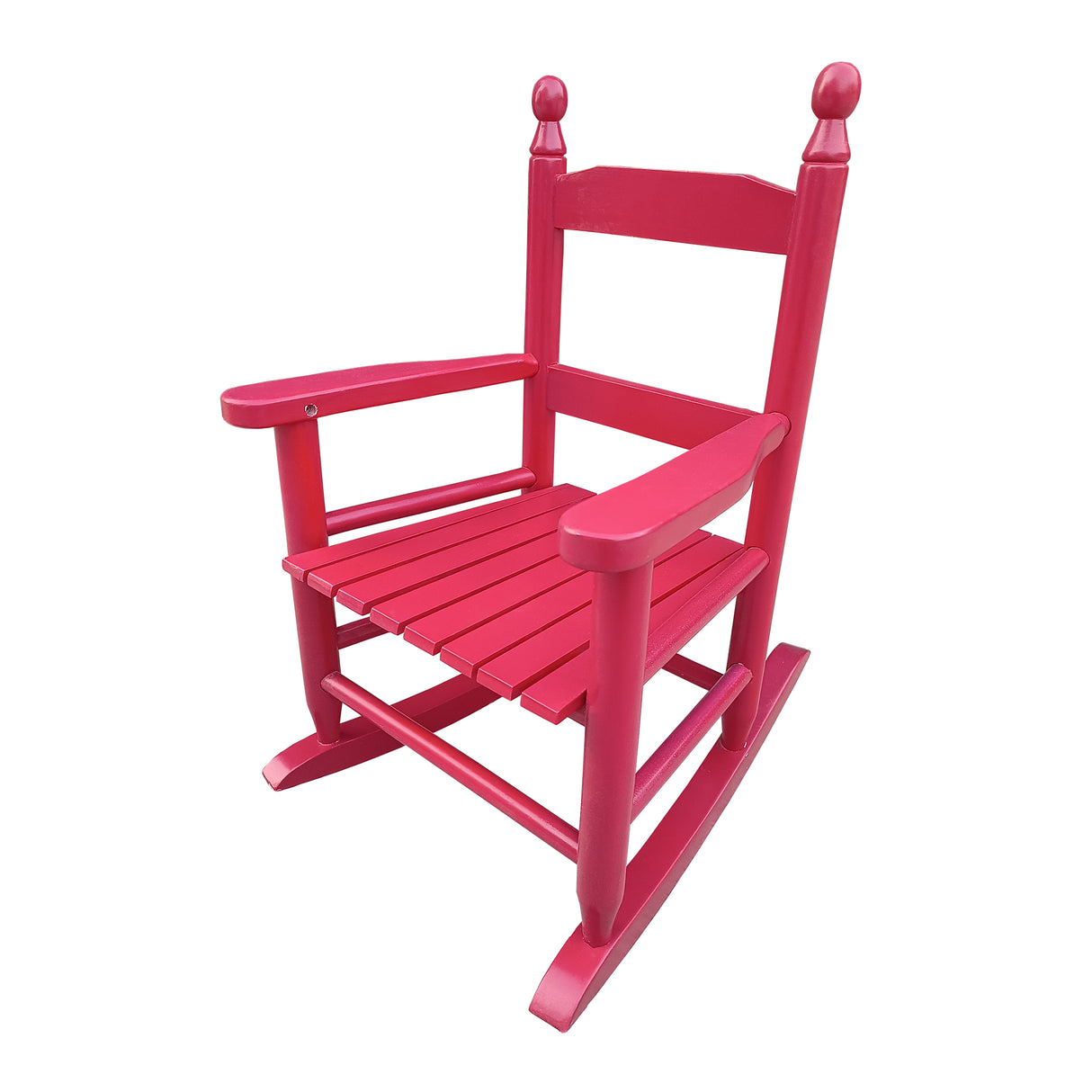 Children's rocking red chair Indoor or Outdoor -Suitable for kids-Durable Solid Wood