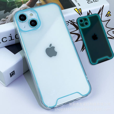 Suitable for iPhone 15 Promax luminous phone case Apple 13/12 transparent material silicone protective case - V.I.P Digital Presence