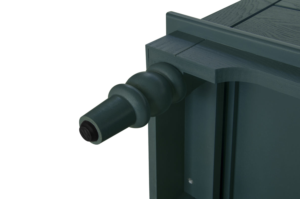 Hollow-Carved 3 Drawer Dresser Storage Chest with Metal Handles For Living Room Bedroom - V.I.P Digital Presence