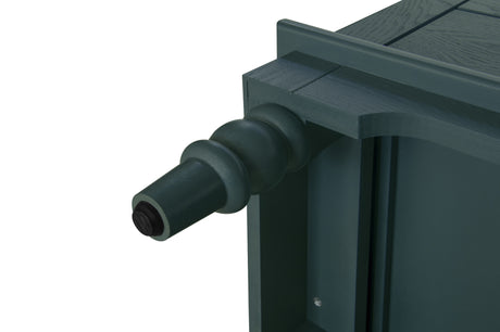 Hollow-Carved 3 Drawer Dresser Storage Chest with Metal Handles For Living Room Bedroom - V.I.P Digital Presence