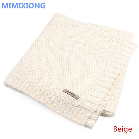 Baby Blanket Knitted Newborn Swaddle Wrap Blankets Super Soft Toddler Infant Bedding Quilt - V.I.P Digital Presence