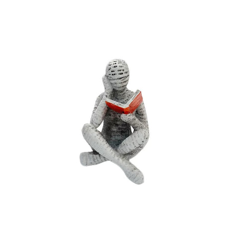 Home Furnishings Leisure Reading Girl Carving Design Resin Crafts Home Furnishings Living Room Bedroom Ornaments - V.I.P Digital Presence