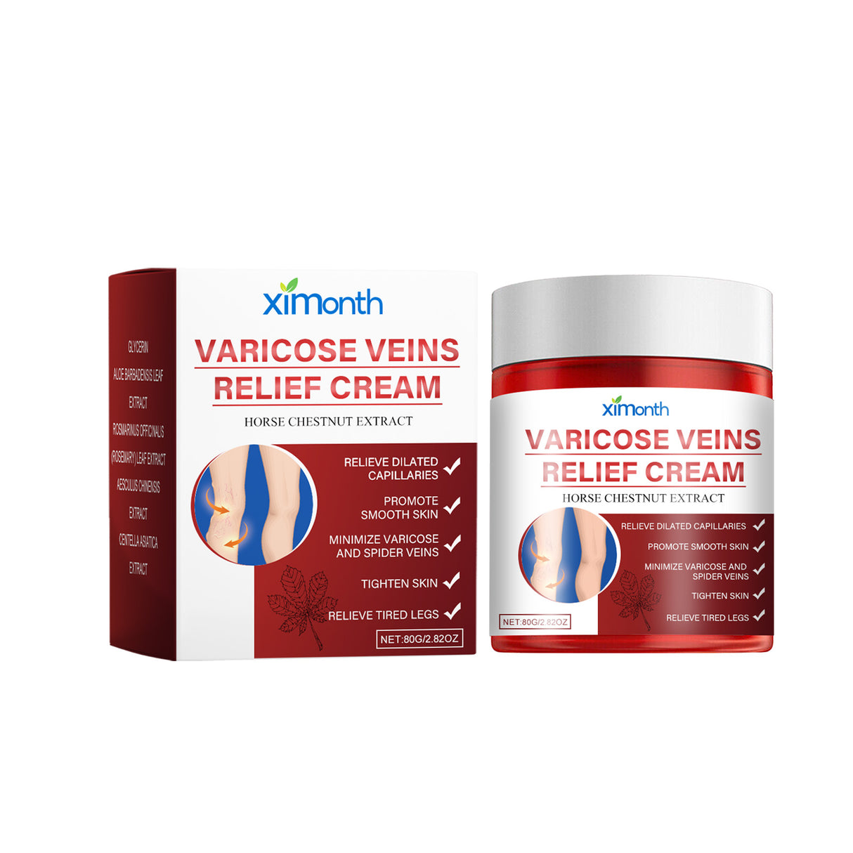 Venous Repair Cream Leg Massage To Relieve Leg Swelling Earthworm Leg Skin Body Massage Cream - V.I.P Digital Presence
