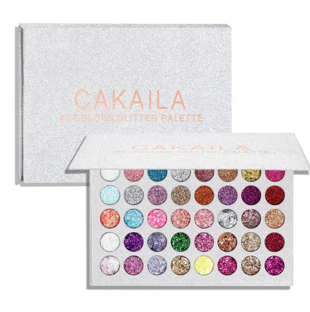 CAKAILA  40 Colors Eye Shadow Gold Powder Glitter Curry Cream Diamond Glitter Eyeshadow Palette - V.I.P Digital Presence