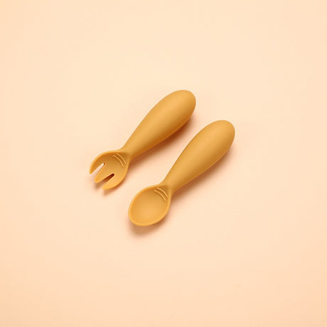 Hot selling silicone baby soft spoon, food grade children's complementary food, eating fat fork spoon - V.I.P Digital Presence
