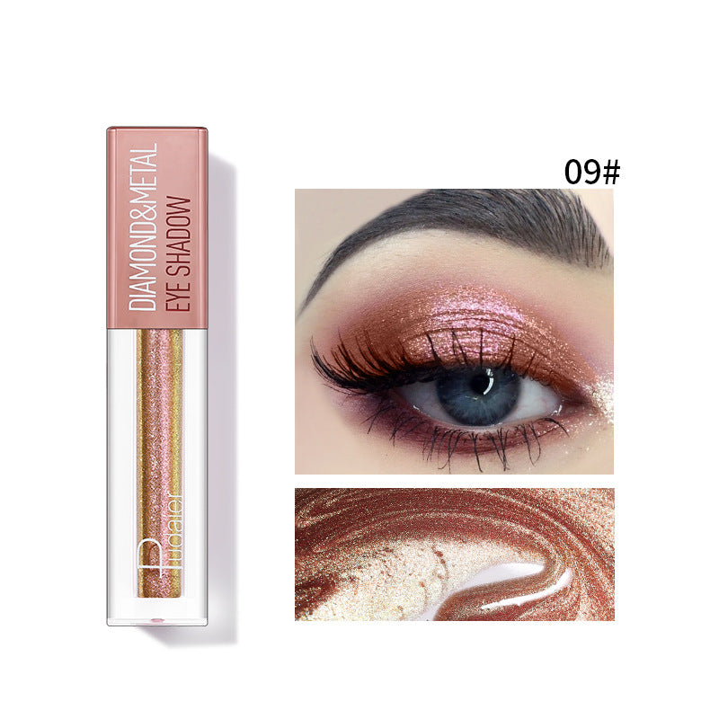 Pudaier Star Diamond Yaojin Liquid Eye Shadow Lying Silkworm Brightens Polarized Mermaid Ji Metal Eye Shadow Liquid - V.I.P Digital Presence
