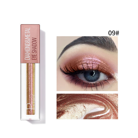 Pudaier Star Diamond Yaojin Liquid Eye Shadow Lying Silkworm Brightens Polarized Mermaid Ji Metal Eye Shadow Liquid - V.I.P Digital Presence