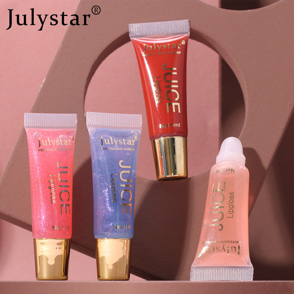 Hose Fruit Dudu Lip Transparent Waterlight Mirror Moisturizing Lip Honey Set Lip Oil - V.I.P Digital Presence