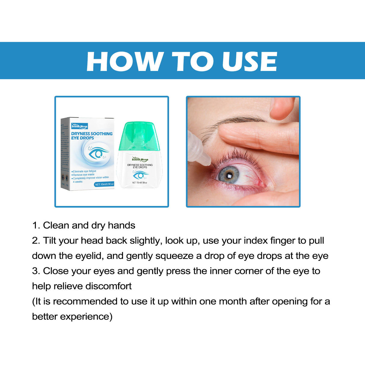 Eye Drops Dryness Soothing, Relieve Eye Fatigue, Dry Eyes, Red Eyes, Blurred Vision Eyes Care Lotion - V.I.P Digital Presence