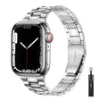 Suitable For Apple Watch S 3 4 5 iwatch S 7 8 9 Stainless Steel Metal Fine Steel Watch Chain With Five Beads - V.I.P Digital Presence