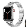 Suitable For Apple Watch S 3 4 5 iwatch S 7 8 9 Stainless Steel Metal Fine Steel Watch Chain With Five Beads - V.I.P Digital Presence
