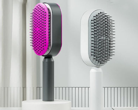 Pressing type cleaning design air cushion comb for women's long hair, specialized airbag massage comb, household hair comb - V.I.P Digital Presence