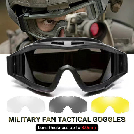 Military Tactical Goggles Outdoor Windproof Sports Army Airsoft Shooting Glasses Cycling Mountaineering Eyewear UV400 - V.I.P Digital Presence