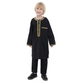 Middle Eastern teenage boy embroidered robe set - V.I.P Digital Presence